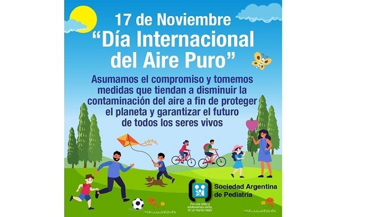 Sociedad Argentina de Pediatría | Noticias | Día Internacional del Aire Puro